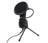 VBESTLIFE Micrófono USB para Juegos para PC, Micrófono Condensador con Reducción de Ruido RGB con Soporte para Trípode y Filtro Pop para Transmisión de Podcasting