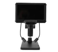 VBESTLIFE Microscopio Digital LCD de 7 Pulgadas 1000X con 8 Luces LED, 1080 FHD Pantalla para Inspección de la Placa de Circuito Inspección de Control de Calidad y Más, Vista de PC para