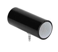 VBESTLIFE Mini Altavoz, Altavoz Enchufable de 3,5 Mm con Sonido Claro, Portátil para Viajes, Compacto con Batería para Teléfono Inteligente, Computadora Portátil, Reproductor de MP3 (Black)
