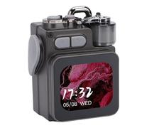 VBESTLIFE Mini Altavoz Bluetooth, Altavoz Portátil Inalámbrico Inteligente con Pantalla Táctil, Potente Sonido para Exteriores, Luces RGB, BT5.4, para Acampar Senderismo