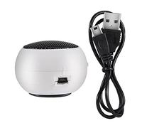 VBESTLIFE Mini Altavoz Estéreo Portátil al Aire Bibre Travel 3.5mm Batería Incorporada para Teléfono móvil/ MP3 /PC/iPod(Blanco)