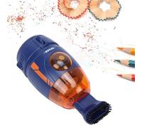 VBESTLIFE Mini Aspiradora De Escritorio, Limpiador De Polvo De Escritorio Pequeño, Eléctrico, Inalámbrico, Portátil, con Potencia De Succión De 600 Pa, para Teclado, Virutas De Borrador, (Blue)