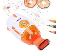 VBESTLIFE Mini Aspiradora De Escritorio, Limpiador De Polvo De Escritorio Pequeño, Eléctrico, Inalámbrico, Portátil, con Potencia De Succión De 600 Pa, para Teclado, Virutas De Borrador, (Orange)