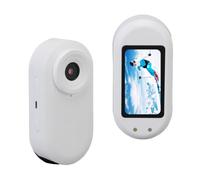 VBESTLIFE Mini Cámara Corporal 1080P, Cámara Corporal para Pulgar, Deportiva Portátil, Casco Deportivo Magnético a Prueba de Agua DV para Ciclismo, Vlog, Mascota (White)