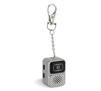 VBESTLIFE Mini Cámara de Llavero, Cámara de Pulgar de 2MP 480p con Pantalla de 0.96 Pulgadas y Filtros, 150 Minutos de Duración de la Batería para el Estudio de Viaje (Silver)