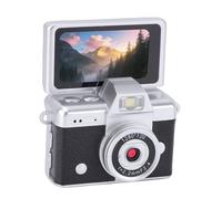 VBESTLIFE Mini Cámara Digital CCD Vlog, Pantalla Abatible HD de 1,47 Pulgadas, Cámara con Llavero Retro 1080P 2MP para Adolescentes Estudiantes Principiantes