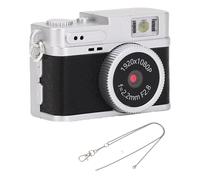 VBESTLIFE Mini Camera de Llavero, Cámara Digital Retro 1080p 2MP HD, Grabadora de Video de Cámara Pequeña Portátil con Pantalla de Color de 0.96 Pulgadas para Viajar (Black)