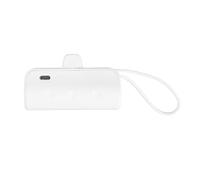 VBESTLIFE Mini Cargador Portátil con Chip Inteligente Plug and Play para Teléfonos iOS Tipo C, Cargador Compacto de Teléfono de Emergencia para Actividades Al Aire Libre, Material ABS