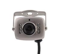 Vbestlife Mini CMOS Cámara de Seguridad de Visión Nocturna 6LED con Cable Cámara Exterior de Vídeo Digital Imagen Full HD PAL/NTSC para Casa,Supermercado,Hogar(PAL)