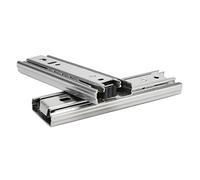 VBESTLIFE Mini Guías Cortas para Cajones, Riel Guía de Acero Fuerte para Cajones de Cierre Suave, Mini Guías para de 5 Pulgadas para Armarios de Cocina, Juego de 2