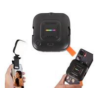 VBESTLIFE Mini Luz de Vídeo LED, Luz Portátil para Selfies de 2500K-9000K con 66 Cuentas LED, para Fotografía Móvil, Videollamadas, Vlog