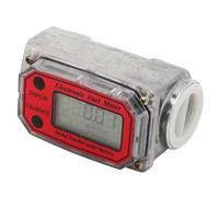VBESTLIFE Mini Medidor de Flujo de Modular, Medidor de Flujo Diésel con Pantalla Clara de Alta Precisión ±1% para Uso Industrial (Rojo LLW-25)