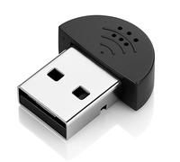 VBESTLIFE Mini Micrófono del USB 2,0, Plug and Play de la PC de Escritorio del Ordenador Portátil para Skype, MSN, la Búsqueda y los Juegos, 360 ° Omnidireccional de la Voz (Black)