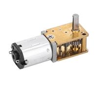 VBESTLIFE Mini Motor de Engranaje Helicoidal N20 Relación de Reducción 1:236, Motor de Cepillo 3V 6V 30RPM 70RPM para Cerradura Electrónica Cámara Robot de Coche Inteligente (DC6V 35RPM)