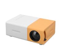 VBESTLIFE Mini Proyector, 1080P HD Compatible con Imágenes de Vídeo, Proyector de Películas Pequeño Portátil, Compatible con TV Stick Box USB HDMI AUX Tipo C