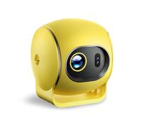 VBESTLIFE Mini Proyector 4K, Proyector de Cine en Casa Portátil de Brillo 150 ANSI con Enfoque Automático, para Películas, Juegos, Presentaciones, Uso en Interiores y Exteriores (Enchufe de la UE)