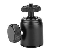 VBESTLIFE Mini trípode de 360 ° con Cabeza esférica, trípode Giratorio de 1/4 pulg. Monopie panorámica con Cabeza esférica Inferior conectada al trípode 1/4 3/8 Carga máxima Montaje de 2 kg para cám