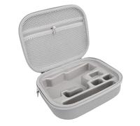 VBESTLIFE Mobile 7 Estuche, Bolsa de Almacenamiento de Viaje de Gran Capacidad para Estabilizador OM7/7p, Clip de Teléfono Magnético, Caja de Transporte Protectora PU con Correa para el