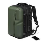 VBESTLIFE Mochila de Compresión Al Vacío, Mochila de Viaje a Prueba de Agua de Gran Capacidad de 60L, Bomba de Vacío USB Integrada y Cerradura de Combinación (GREEN)