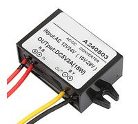 VBESTLIFE Módulo de Fuente de Alimentación DC 5V con Protección contra Sobretensión para Motor, Carcasa de Plástico Retardante de Llama del Enrutador (3A)