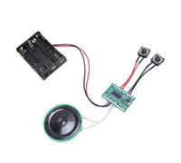 VBESTLIFE Módulo de Grabadora de Sonido, 4 Minutos Módulo de Grabación de Voz de Música de Bricolaje Chip con Altavoz, para Tarjetas de Saludos, Tarjetas de Manualidades