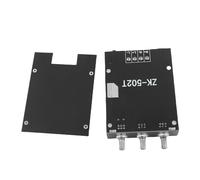 VBESTLIFE Módulo de Placa Amplificadora de Potencia AMP Estéreo de Doble Canal Bluetooth con Control de Graves Agudos ZK-502T, Canal Dual Estéreo, Control de Perilla