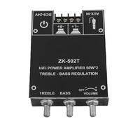 VBESTLIFE Módulo de Placa Amplificadora de Potencia Bluetooth 5.0 Estéreo AMP de Doble Canal con Control de Graves Agudos, Chip TPA3116D2 para Altavoz de Cine en Casa, Protección contra