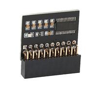 VBESTLIFE Módulo LPC de 20 Pines de Material Duradero de Alta Seguridad Estable para Memoria DDR4 de Placa Base, Compatible con Placa Base de 20 Pines