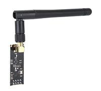 VBESTLIFE Módulo Transceptor Inalámbrico 2.4G NRF24L01+P LNA, Módulo RF de Largo Alcance de 1100 M con Antena SMA, SPI para, Radio de Datos Punto a Punto, Banda ISM de Baja Latencia para Control