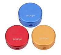 VBESTLIFE Molde de Conector a Tope de Doble Cavidad de 3 Piezas, Molde de Empalme de Alambre de Aleación de Aluminio, Resistente a la Intemperie, Reutilizable para Cables 12-10AWG 16-14AWG