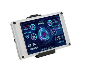 VBESTLIFE Monitor de Datos de Computadora IPS de 3,5 Pulgadas, Mini USB Dual AIDA64 PC CPU GPU RAM HDD Pantalla de Visualización de Datos, Editor de Temas Regulable Apagado Automático, para