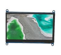 VBESTLIFE Monitor de Pantalla Táctil de 7 Pulgadas, 1024x600 IPS 178° Ángulo de Visión Completo Monitor HDMI, Altavoz Dual, Puerto Tipo C, para RasPi 4,3,2,1 Modelo B, B+, A+ (Módulo de Pantalla)