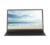 VBESTLIFE Monitor para Computadora Portátil, Tecnología de Renderizado HDR, Monitor Portátil Plug and Play para Exteriores de 15,6 Pulgadas (Enchufe de la UE)
