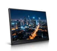 VBESTLIFE Monitor Portátil de 15,6 Pulgadas, Inalámbrico USB C HDMI IPS 1080P Pantalla Externa WiFi de Doble Banda para Viajes y Trabajo, con Soporte y Soporte VESA
