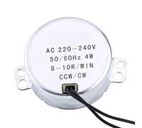 VBESTLIFE Motor síncrono, Motor Adaptado 4W CW/CCW del Motor síncrono de la CA 220-240V(8-10 RPM)