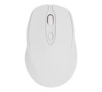 VBESTLIFE Mouse Bluetooth, Ratón Inalámbrico 1600dpi para Portátil, BT5.0 2.4GHz 2 en 1 Mouse de Computadora, Mouse de PC Portátil con Receptor USB (White)