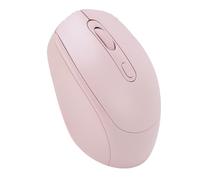 VBESTLIFE Mouse Inalámbrico, Mouse de Juegos Bluetooth Silencioso Recargable con Conexión 2.4G y Bluetooth, 800-1600 Ppi Ajustable (Pink)