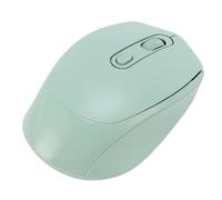 VBESTLIFE Mouse Inalámbrico, Mouse de Juegos Bluetooth Silencioso Recargable con Conexión 2.4G y Bluetooth, 800-1600 Ppi Ajustable (Green)