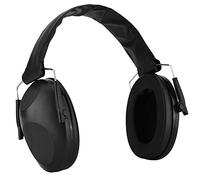 VBESTLIFE Orejeras de Diadema, 30db, Earmuffs Protectores Auditivos de Seguridad Anti-ruido, Ligeros y Ajustable para Trabajar/Estudiar/Dormir (Negro)