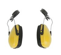 VBESTLIFE Orejeras para Casco, Reducción de Ruido SNR 31dB NRR 27dB, Protección Auditiva con Acolchado Suave para Trabajos de Carpintería y Construcción (YELLOW)