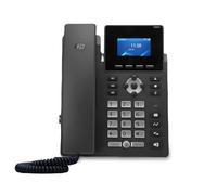 VBESTLIFE P Phone VoIP Acunt, Pantalla de Color de 2.4 Pulgadas, 2 Líneas de Servicio, Bluetooth, USB A, RJ9 y EHS Ports, PoE, Gigabit Ethernet Desktop Business Media Teléfono