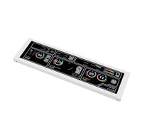 VBESTLIFE Panel de Visualización de Temperatura de PC de 8,8 Pulgadas, Panel de Sensor IPS FHD 1920x480 con Soporte, Mini Pantalla USB C para Monitoreo de Datos RAM de CPU GPU (White)