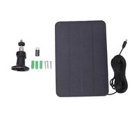 VBESTLIFE Panel Solar de 6 W, Salida USB C Monocristalina de 12 V, Fuente de Alimentación Portátil a Prueba de Lluvia con Laminación PET, Cargador Solar Compacto para Ventilador de Jardín, Bomba,