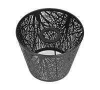 VBESTLIFE Pantalla de árbol de Bosque Tallado de Hierro Forjado, Decoración Moderna para Dormitorio, Mini Pantalla de Lámpara E27 para Lámpara de Mesa, Hierro Forjado/pintura Anticorrosión,