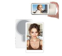 VBESTLIFE Pantalla de Monitor Selfie Inalámbrico, Pantalla Magnética Vlog Selfie de Teléfono de 3,97 Pulgadas con Control Remoto y Duplicación de, para Transmisión en Vivo TikTok