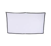 VBESTLIFE Pantalla de Proyector de 100 Pulgadas, Pantalla de Proyector Lavable 16:9 Plegable Antiarrugas para Cine en Casa Soporte Interior Al Aire Libre Proyección de Doble Cara