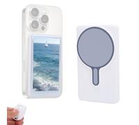 VBESTLIFE Pantalla de Visualización de la Cámara Trasera, Pantalla Magnética para Selfies HD de 4,02 Pulgadas con Control Remoto BT 2,4G 5G WiFi Altavoz Incorporado 1500mAh, para