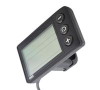 VBESTLIFE Pantalla LCD para Bicicleta Eléctrica, Medidor Ligero de Primera Calidad para Enchufe SM de 24V, 36V y 48V, Fácil Instalación para Manillares de 0,9 Pulgadas