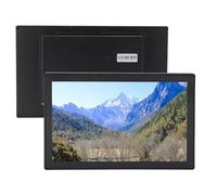 VBESTLIFE Pantalla Táctil, 15,6 Pulgadas 10 Puntos Marco Abierto Pantalla Táctil, Monitor de Pantalla Táctil Industrial, IP65 Impermeable, VGA, HDMI, Puerto USB (Enchufe de la UE)