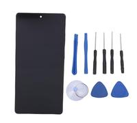 VBESTLIFE Pantalla Táctil de Repuesto de Grado S25 Ultra, Pantalla Táctil de 6,78 Pulgadas con Reconocimiento de Huellas Dactilares y Kit Completo de Herramientas de Reparación (Black)